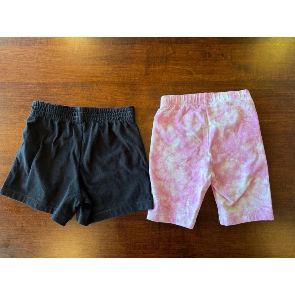 Toddler Girls 4T 5T Clothing Bundle 6pc Adidas‎ Leggings Wonder Nation Shirts